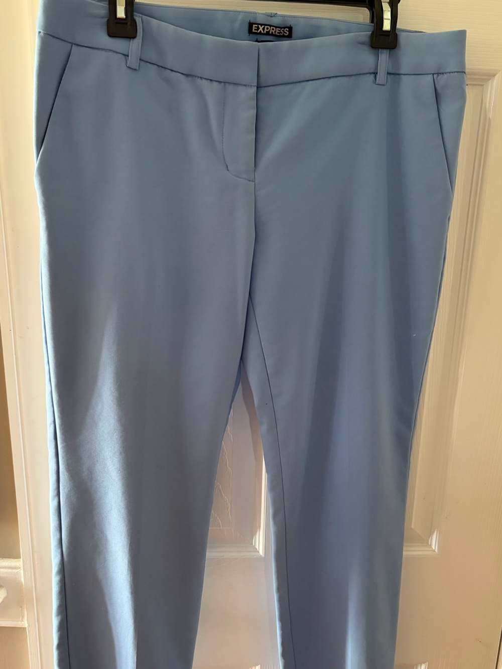 Express Light Blue Tailored Dress Trousers